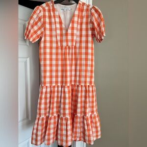 English Factory gingham midi dress, EUC! So cute!